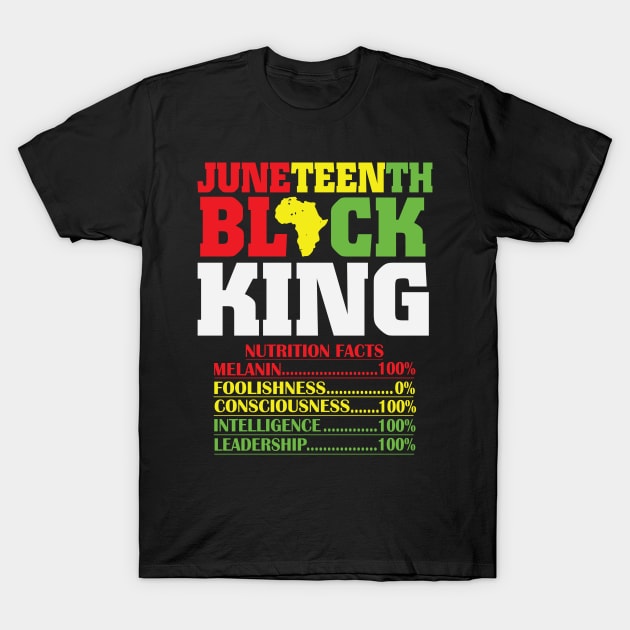 Juneteenth Black King, Black History, Freedom T-Shirt by UrbanLifeApparel